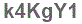 The text to enter in the texbox below is: k4KgY1