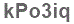 The text to enter in the texbox below is: kPo3iq