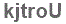 The text to enter in the texbox below is: kjtroU