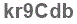 The text to enter in the texbox below is: kr9Cdb