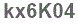 The text to enter in the texbox below is: kx6K04