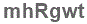 The text to enter in the texbox below is: mhRgwt