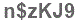 The text to enter in the texbox below is: n$zKJ9