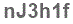 The text to enter in the texbox below is: nJ3h1f