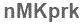 The text to enter in the texbox below is: nMKprk
