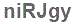 The text to enter in the texbox below is: niRJgy