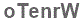 The text to enter in the texbox below is: oTenrW