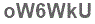 The text to enter in the texbox below is: oW6WkU