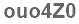 The text to enter in the texbox below is: ouo4Z0