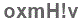The text to enter in the texbox below is: oxmH!v
