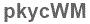 The text to enter in the texbox below is: pkycWM