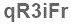The text to enter in the texbox below is: qR3iFr