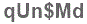 The text to enter in the texbox below is: qUn$Md
