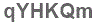 The text to enter in the texbox below is: qYHKQm