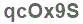 The text to enter in the texbox below is: qcOx9S