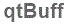 The text to enter in the texbox below is: qtBuff
