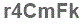The text to enter in the texbox below is: r4CmFk