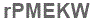 The text to enter in the texbox below is: rPMEKW
