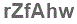 The text to enter in the texbox below is: rZfAhw