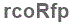 The text to enter in the texbox below is: rcoRfp