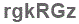 The text to enter in the texbox below is: rgkRGz