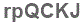 The text to enter in the texbox below is: rpQCKJ