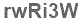 The text to enter in the texbox below is: rwRi3W