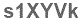 The text to enter in the texbox below is: s1XYVk