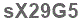 The text to enter in the texbox below is: sX29G5