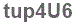The text to enter in the texbox below is: tup4U6
