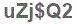 The text to enter in the texbox below is: uZj$Q2