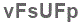 The text to enter in the texbox below is: vFsUFp