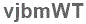 The text to enter in the texbox below is: vjbmWT