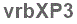 The text to enter in the texbox below is: vrbXP3