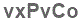 The text to enter in the texbox below is: vxPvCo
