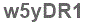 The text to enter in the texbox below is: w5yDR1