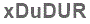 The text to enter in the texbox below is: xDuDUR