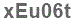 The text to enter in the texbox below is: xEu06t