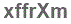 The text to enter in the texbox below is: xffrXm