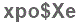 The text to enter in the texbox below is: xpo$Xe