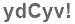 The text to enter in the texbox below is: ydCyv!