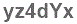 The text to enter in the texbox below is: yz4dYx