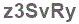 The text to enter in the texbox below is: z3SvRy