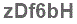 The text to enter in the texbox below is: zDf6bH