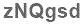 The text to enter in the texbox below is: zNQgsd