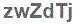 The text to enter in the texbox below is: zwZdTj
